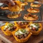 Zero-Carb Cheesy Taco Shell Cups