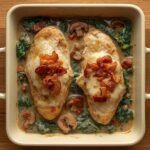 High-Protein Smothered Chicken with Creamed Spinach