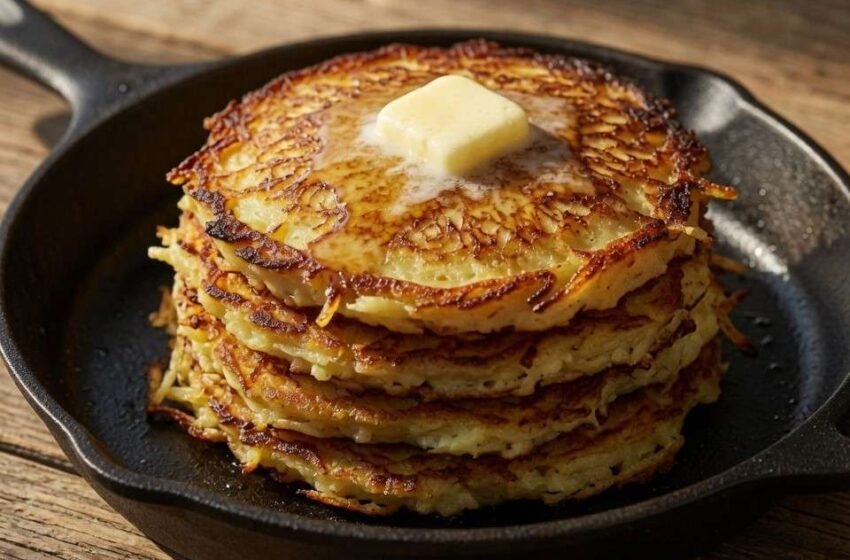 Golden Skillet Potato Pancakes