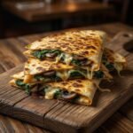 Spinach and Mushroom Quesadillas