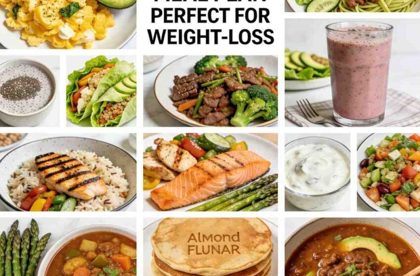 05 Day Low-Carb Meal Plan Perfect for Weight-Loss