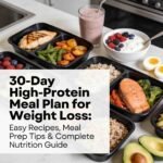high protein breakfast recipes, healthy lunch ideas, easy dinner recipes, meal prep for weight loss, protein smoothie recipes, healthy snack ideas, chicken meal prep recipes, low calorie high protein meals, healthy protein bowls, weekly meal planning guide