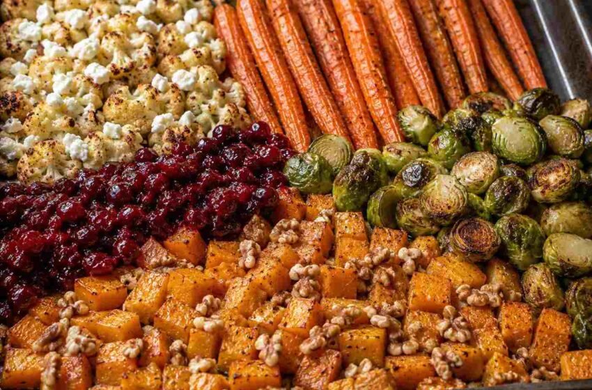 High-Protein Roasted Autumn Vegetables with Feta (Diabetic-Friendly)