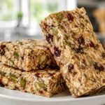 High-Protein Oat Peanut Butter Snack Bars (Diabetic-Friendly)