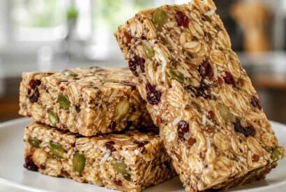 Thumbnail for High-Protein Oat Peanut Butter Snack Bars (Diabetic-Friendly)