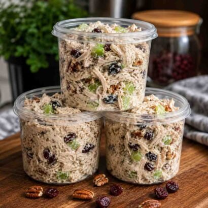 Creamy Cranberry Pecan Chicken Salad