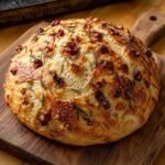 Rustic No-Knead Rosemary Garlic Bread