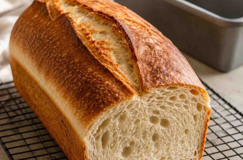 Soft Sourdough Sandwich Bread (High-Protein & Diabetic-Friendly)
