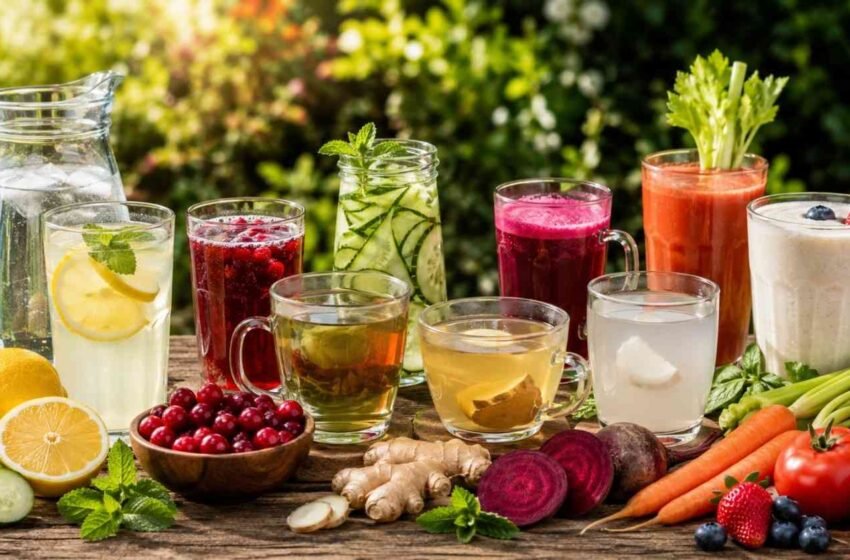 Top 10 Drinks That Support Kidney Function and Hydration