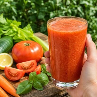 High-Protein Diabetic-Friendly Tomato Vegetable Juice