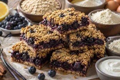 Thumbnail for Blueberry Oat Bars (High-Protein & Diabetic-Friendly)