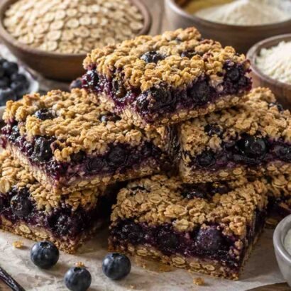 Blueberry Oat Bars