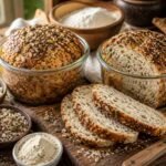 Seeded No-Knead Cottage Cheese Bread