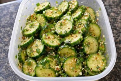 Thumbnail for Zero-Point High-Protein Cucumber Bang Salad (Diabetic-Friendly)