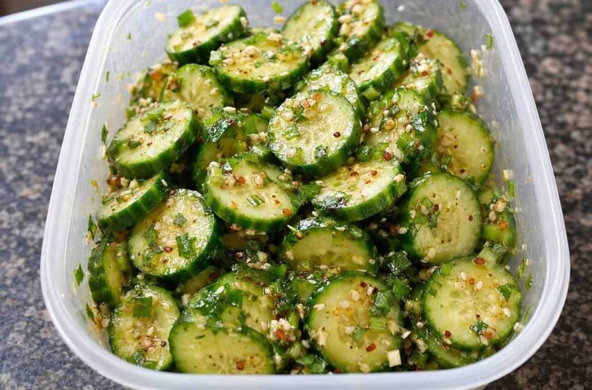 Zero-Point High-Protein Cucumber Bang Salad (Diabetic-Friendly)