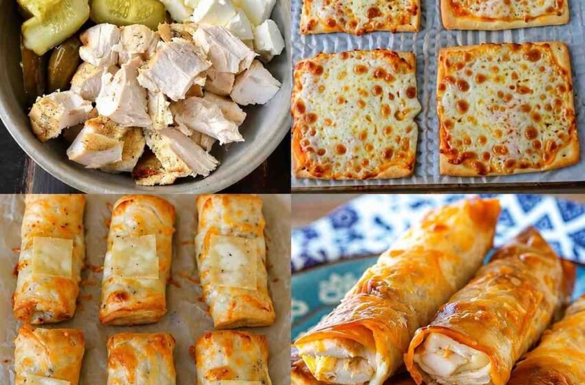 Green Chile Chicken Taquitos