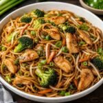 Garlic Chicken Lo Mein