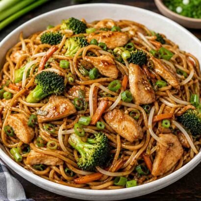 Garlic Chicken Lo Mein