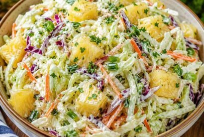 Thumbnail for Amish Sweet Coleslaw with Pineapple