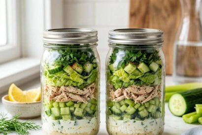 Thumbnail for High-Protein Chicken & Greek Yogurt Meal Prep Jar