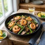 Shrimp and Asparagus Stir-Fry with Mushrooms