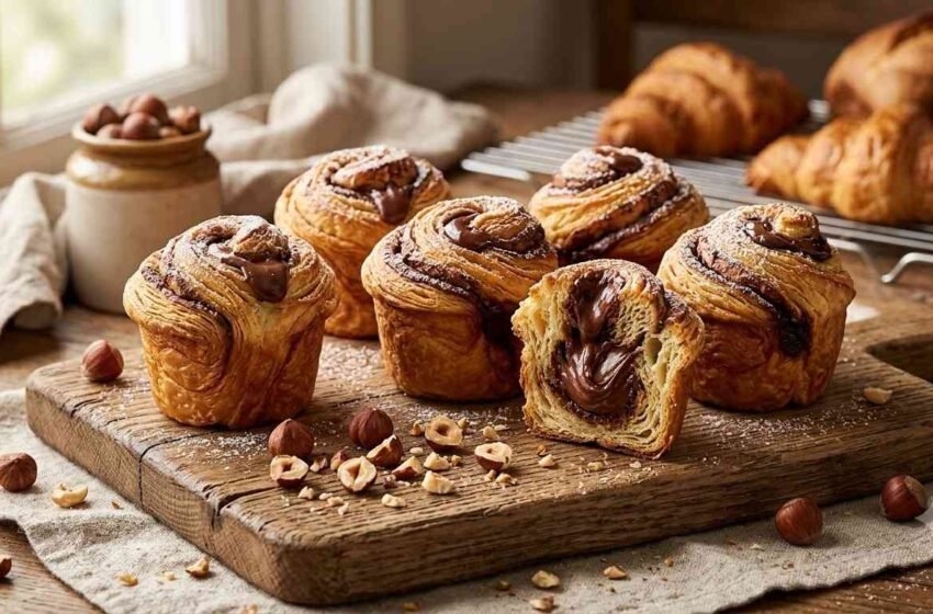 High-Protein Nutella Cruffins