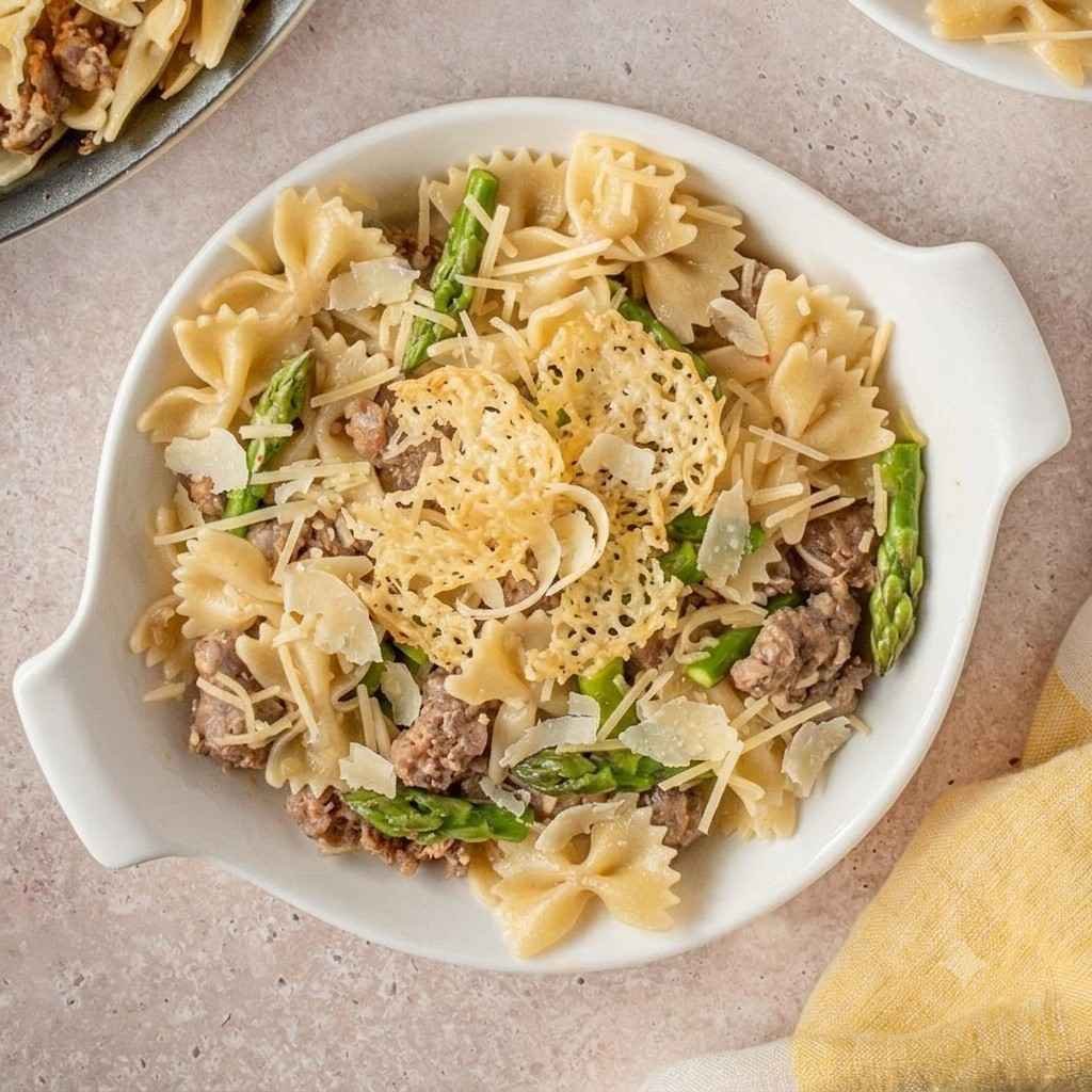 Sausage Asparagus Pasta