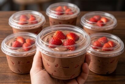 Thumbnail for Low-Calorie Chocolate Strawberry Fluff
