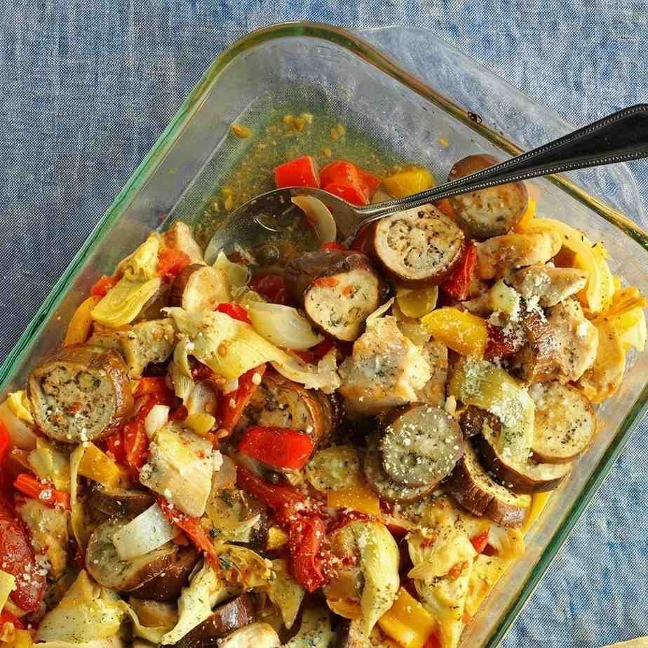 Artichoke Ratatouille Chicken
