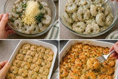 Thumbnail for High-Protein Garlic Parmesan Baked Shrimp