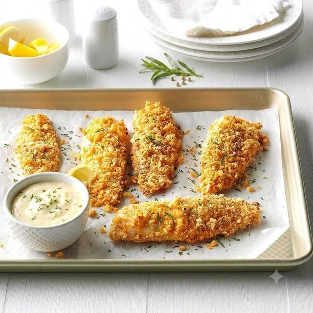 Crispy Almond Tilapia