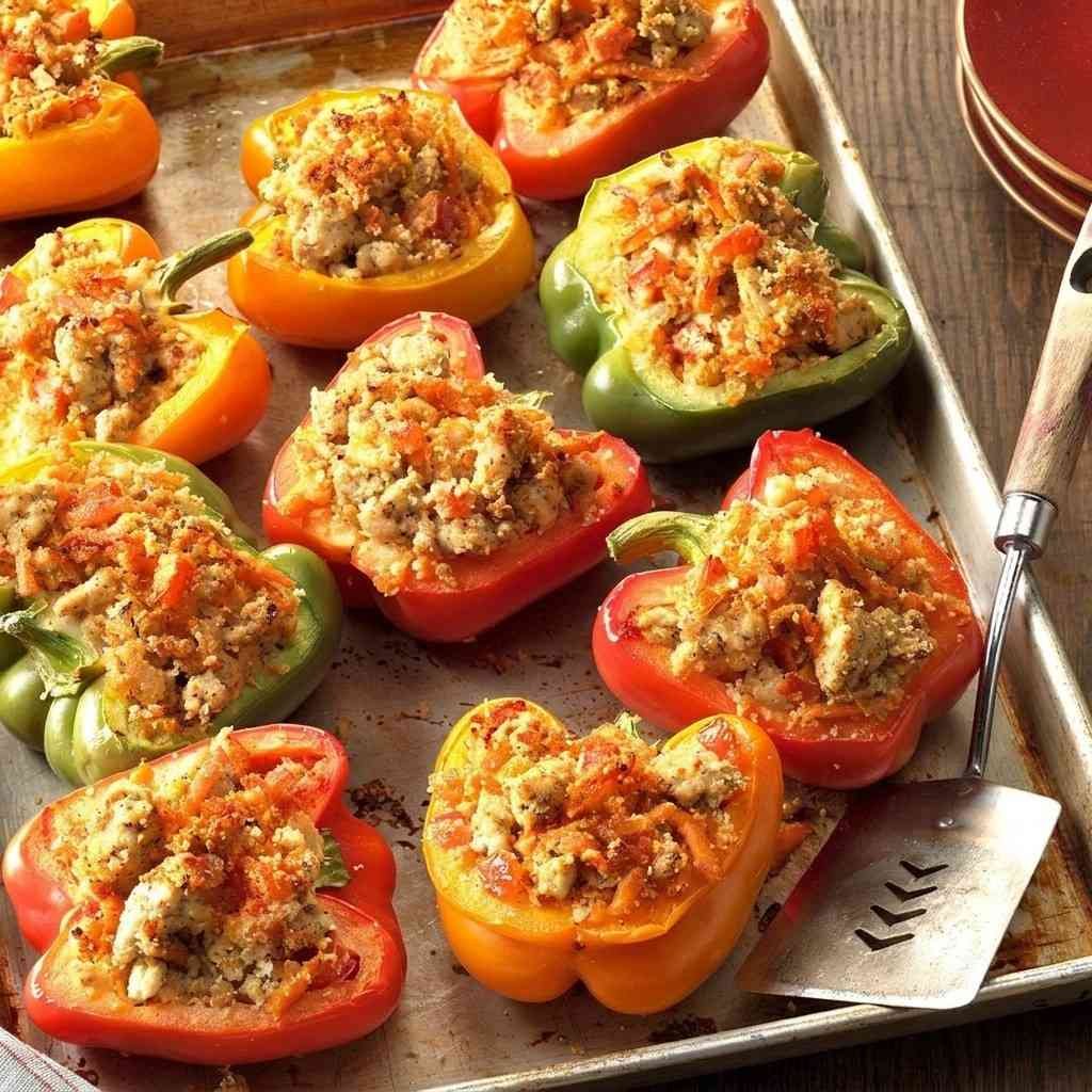 Turkey-Stuffed Bell Peppers