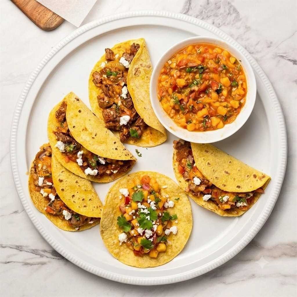 Pork Tacos with Mango Salsa